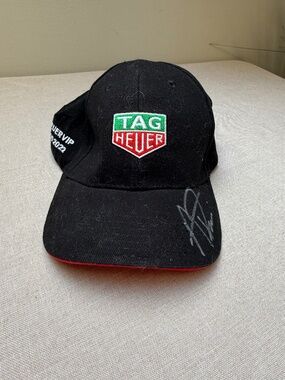 2002 Indy 500 VIP Tag Heuer Hat Signed by Alexander Rossi